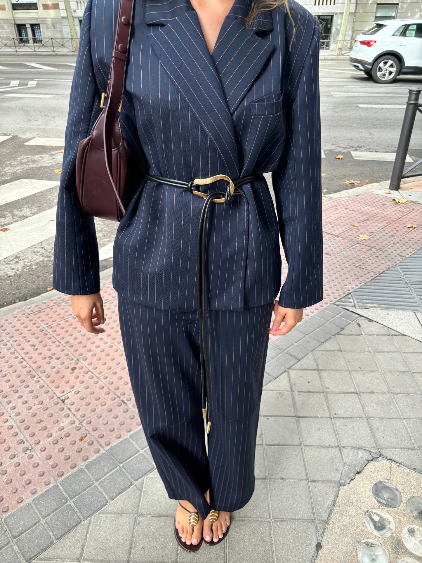 PINSTRIPED SUIT