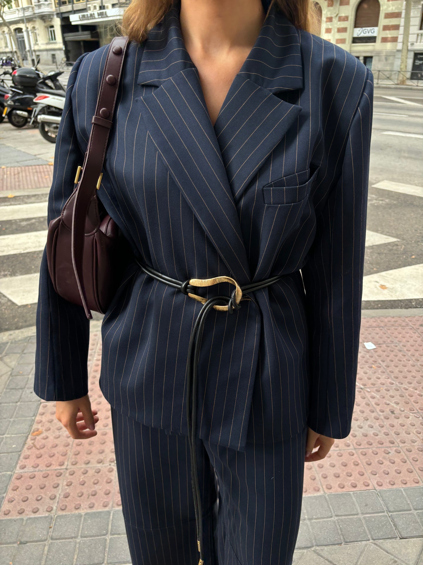 PINSTRIPED SUIT