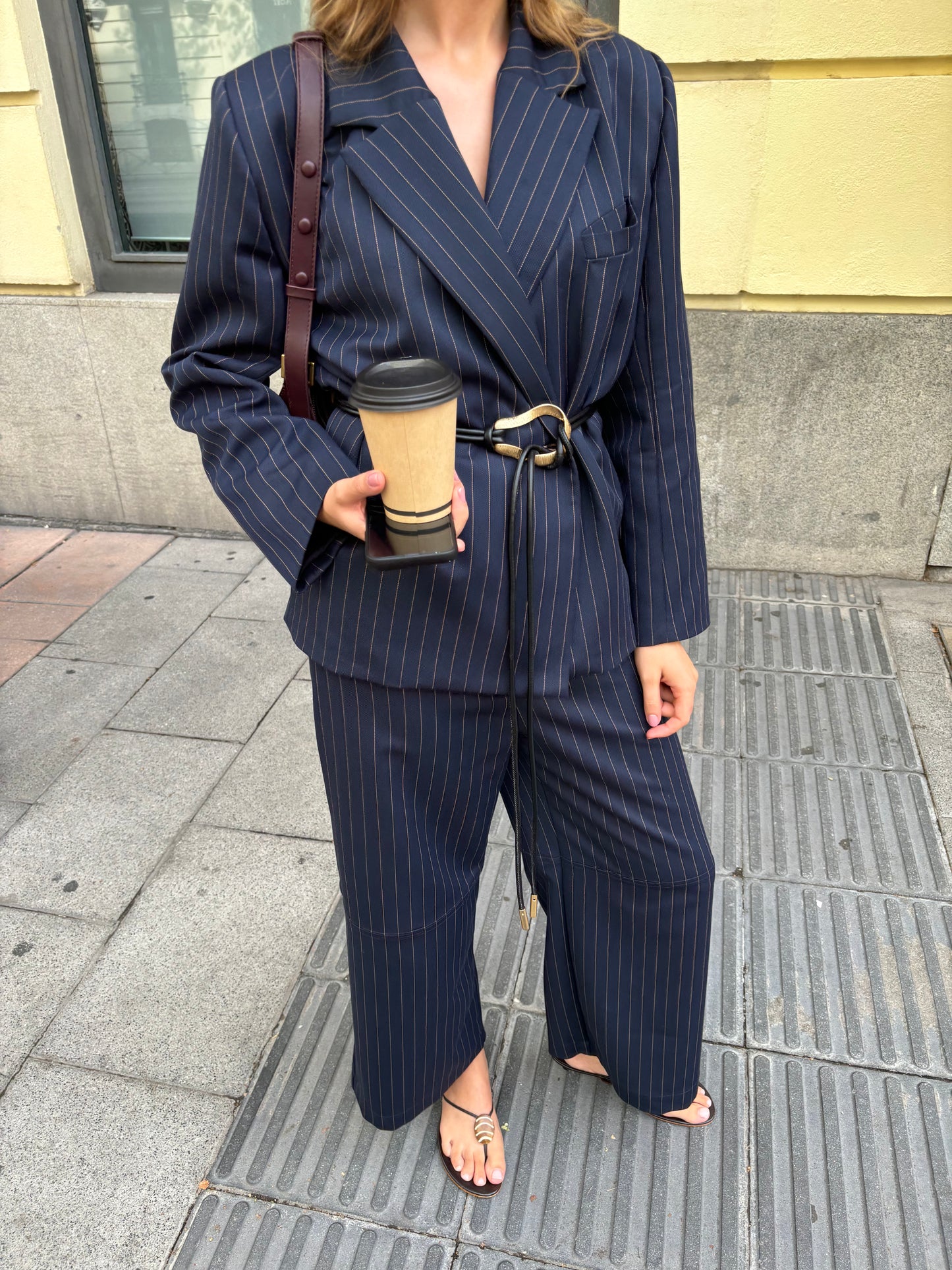PINSTRIPED SUIT