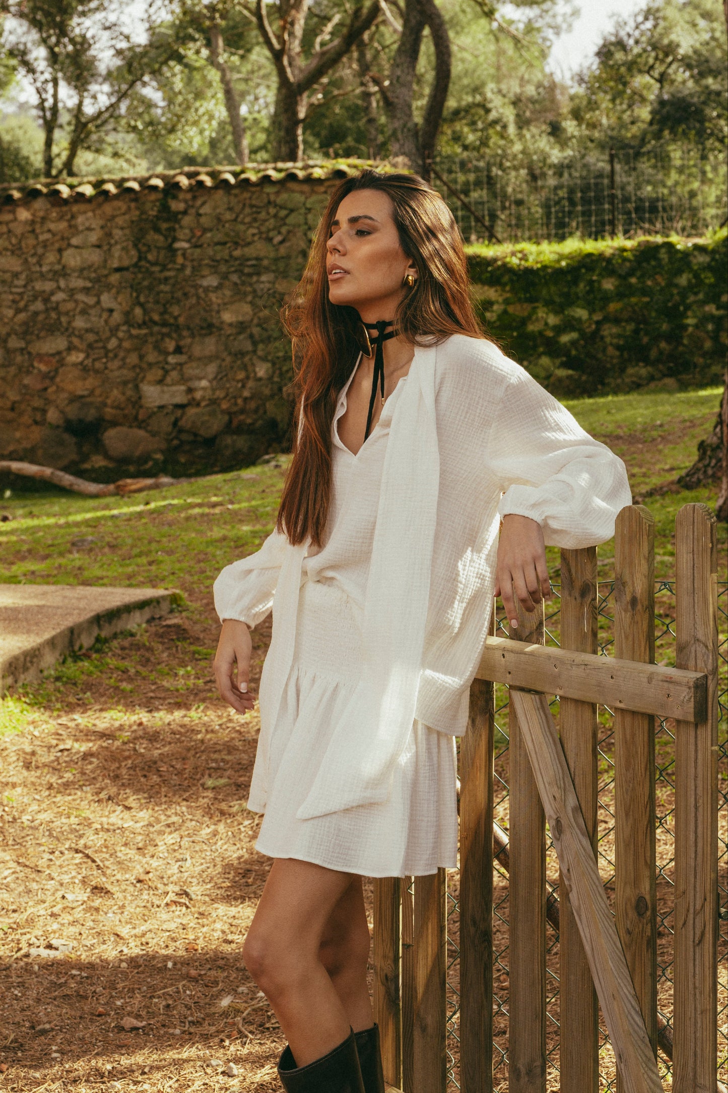 JUSTINA BLOUSE WHITE