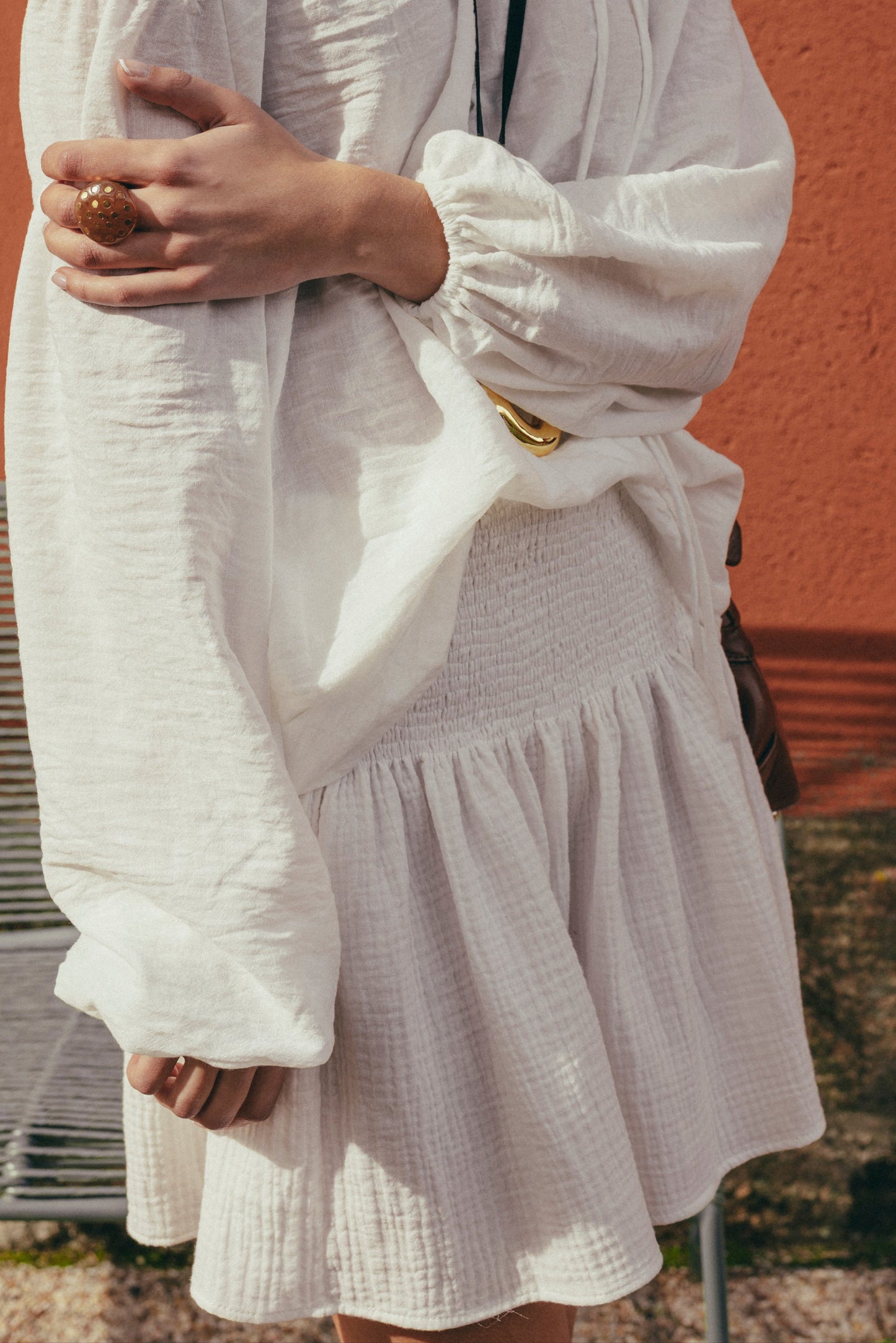 JUSTINA SKIRT WHITE