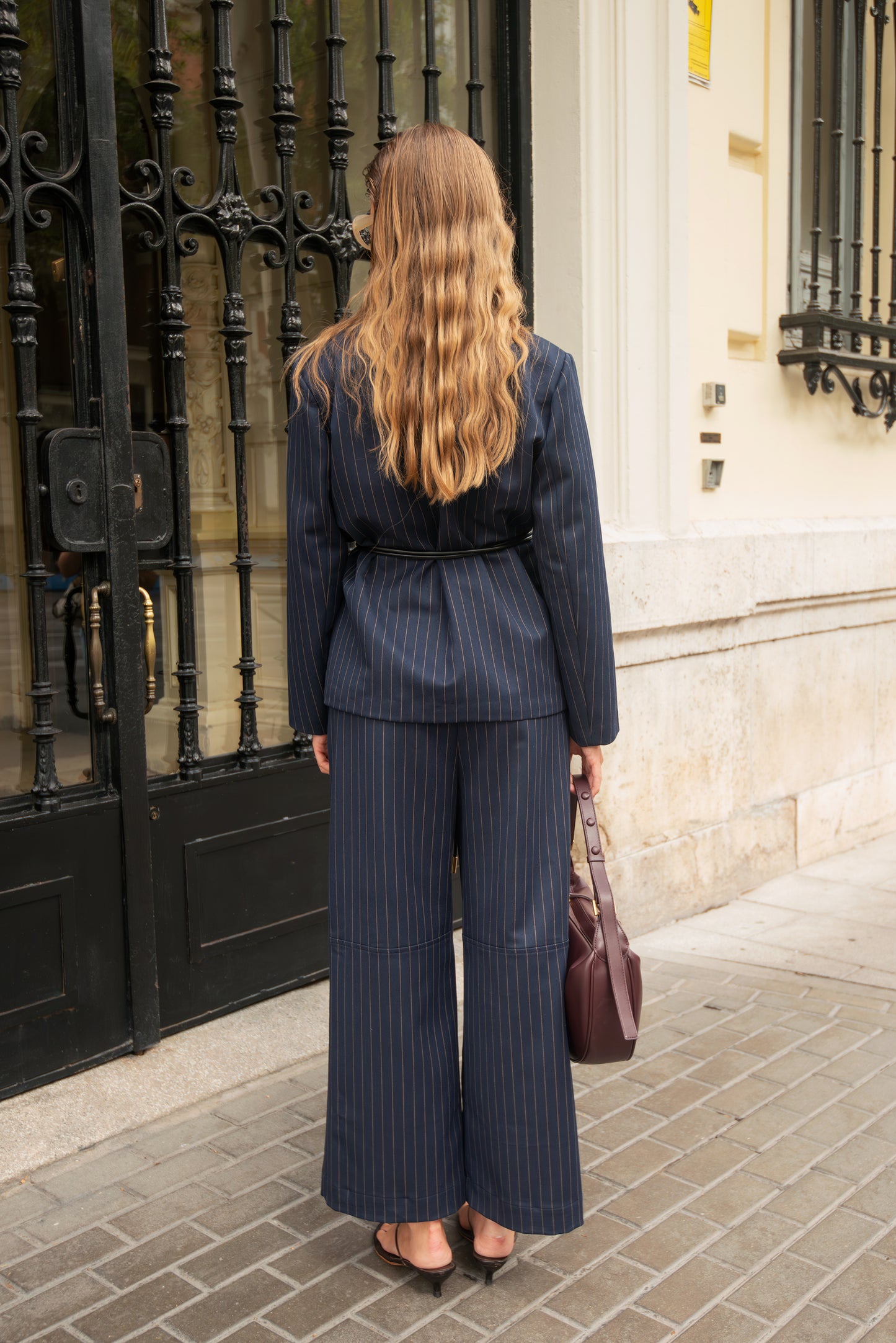 PINSTRIPED SUIT