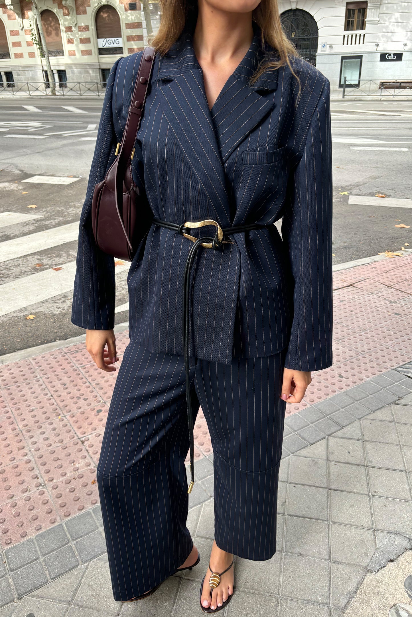 PINSTRIPED SUIT