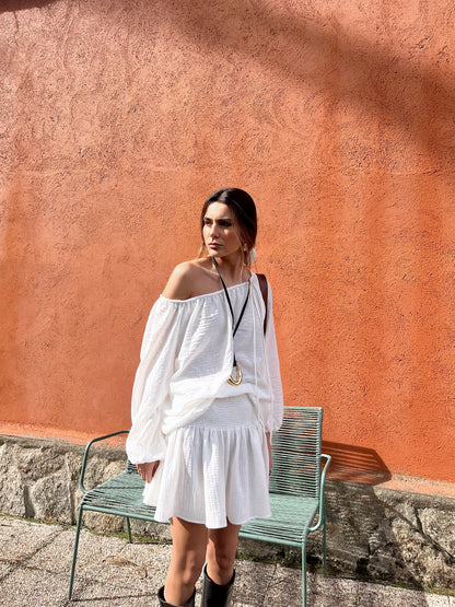 JUSTINA SKIRT WHITE