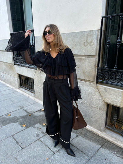 PANTALON CREMONA NEGRO