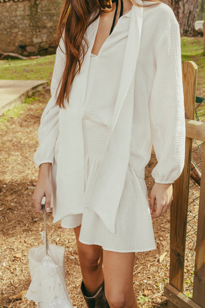JUSTINA BLOUSE WHITE