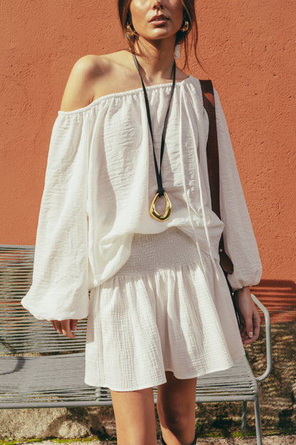 JUSTINA SKIRT WHITE