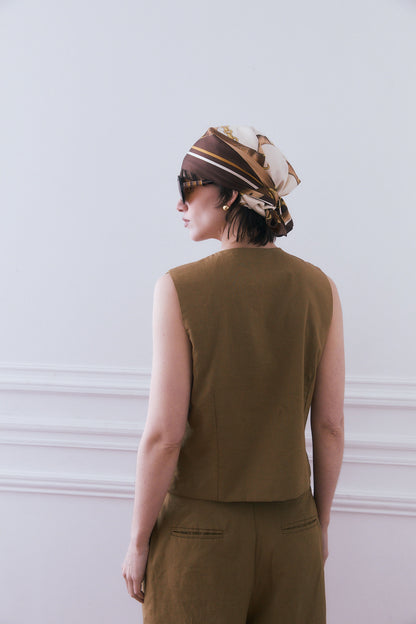 CHALECO ERNESTINA KHAKI