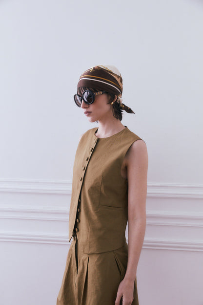 CHALECO ERNESTINA KHAKI