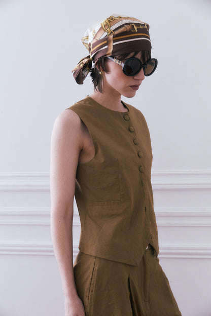 CHALECO ERNESTINA KHAKI