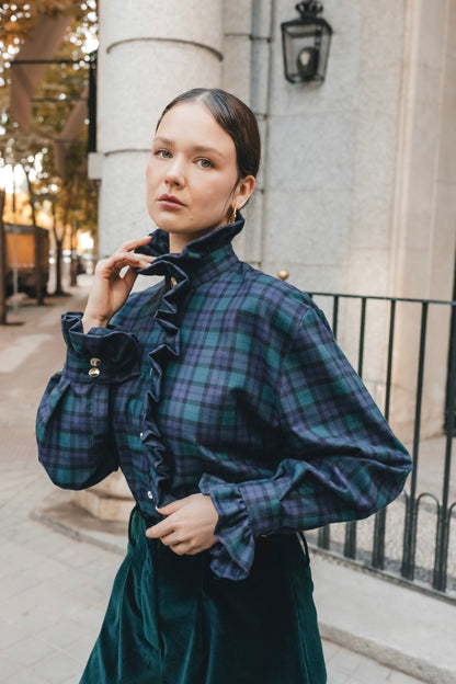 BLUSA SOPHIE ESCOCESA