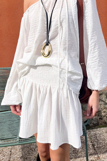 JUSTINA SKIRT WHITE